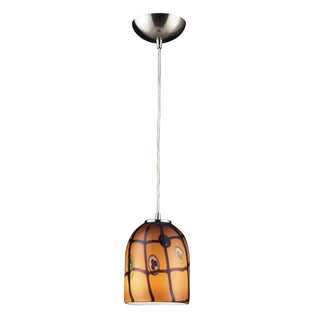 Rapture 6'' Wide 1-Light Mini Pendant - Satin Nickel