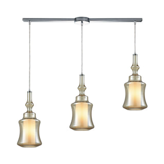 Alora 36'' Wide 3-Light Mini Pendant - Polished Chrome