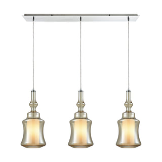 Alora 36'' Wide 3-Light Mini Pendant - Polished Chrome