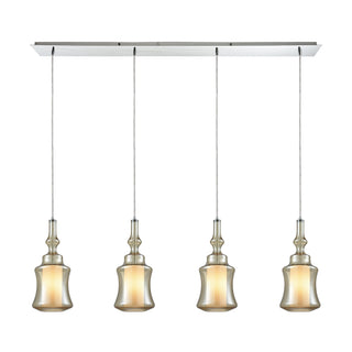 Alora 46'' Wide 4-Light Mini Pendant - Polished Chrome