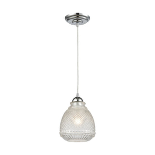 Victoriana 7'' Wide 1-Light Mini Pendant - Polished Chrome