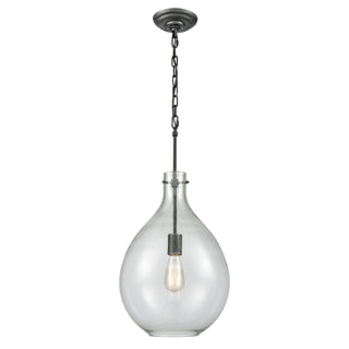 Sunderland 12'' Wide 1-Light Mini Pendant - Silvered Graphite