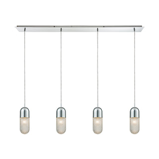 Capsula 46'' Wide 4-Light Mini Pendant - Polished Chrome