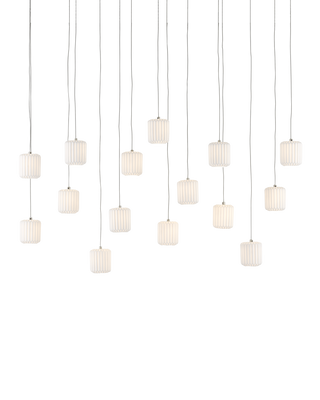 Dove 15-Light Linear Multi-Drop Pendant