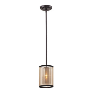 Diffusion 6'' Wide 1-Light Mini Pendant - Oil Rubbed Bronze