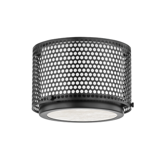 Oracle Flush Mount Black Brass