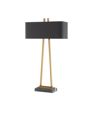 Adorn Large Brass Table Lamp