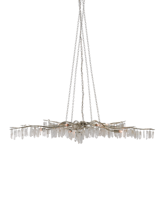 Forest Light Silver Chandelier