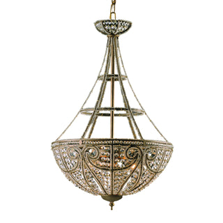 Elizabethan 17'' Wide 4-Light Pendant - Dark Bronze