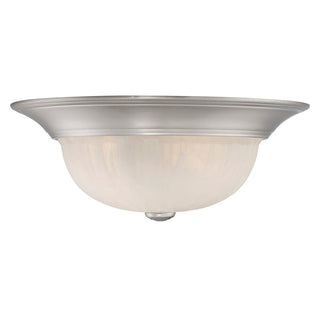 2-Light Ceiling Light in Satin Nickel Satin Nickel