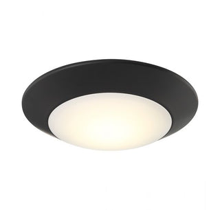 LED Disc Light in Matte Black