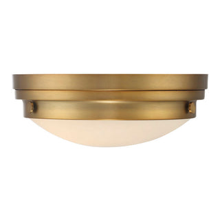 Lucerne 2-Light Ceiling Light in Warm Brass Warm Brass