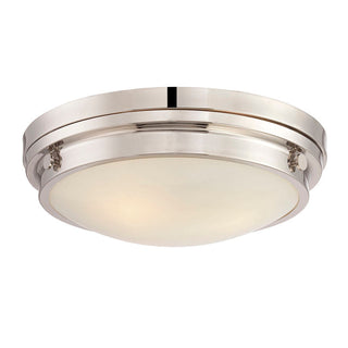 Lucerne 3-Light Ceiling Light in Polished Nickel Polished Nickel