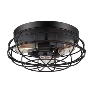 Scout 3-Light Ceiling Light in English Bronze English Bronze