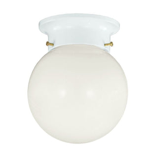 1-Light Ceiling Light in White White