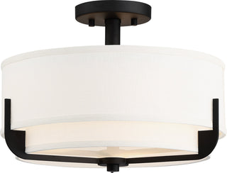 FRANKIE 3 LIGHT SEMI FLUSH