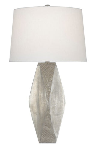 Zabrine Nickel Table Lamp