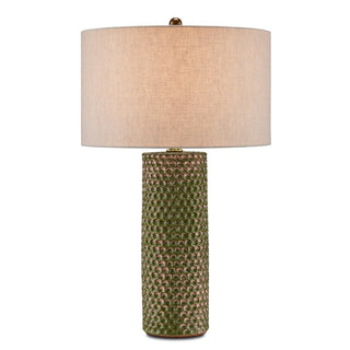 Polka Dot Green Table Lamp