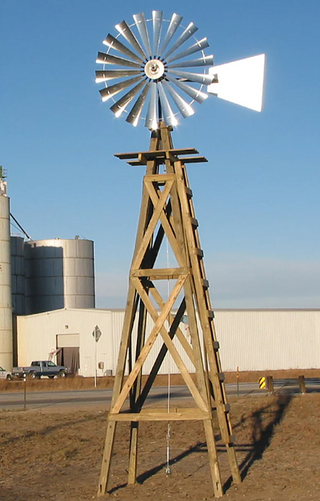 60 Inch Windmill Head and Tail Kit for 20 Foot Windmill Tower