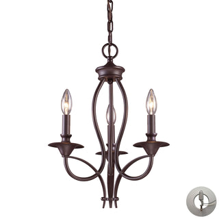 Medford 14'' Wide 3-Light Chandeliers - Oiled Bronze