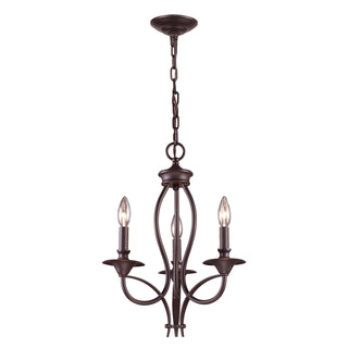 Medford 14'' Wide 3-Light Chandeliers - Oiled Bronze