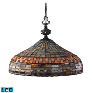 Jewelstone 20'' Wide 3-Light Chandeliers - Classic Bronze