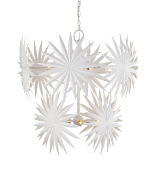 Bismarkia Medium White Chandelier