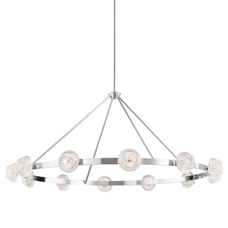 Barclay Chandelier Polished Nickel