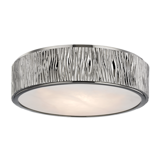 Crispin Flush Mount Polished Nickel