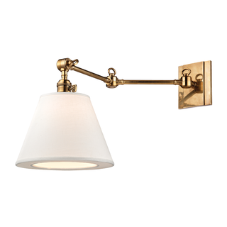 Hillsdale Wall Sconce Aged Brass