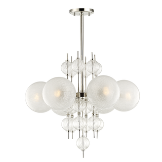 Calypso Chandelier Polished Nickel