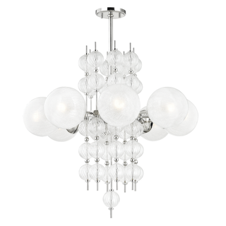 Calypso Chandelier Polished Nickel