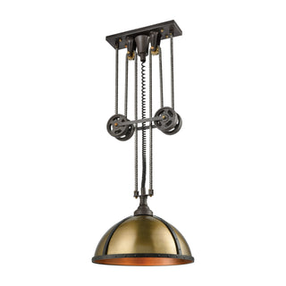 Torque 20'' Wide 3-Light Pendant - Vintage Rust