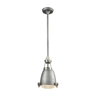 Sylvester 9'' Wide 1-Light Mini Pendant - Satin Nickel