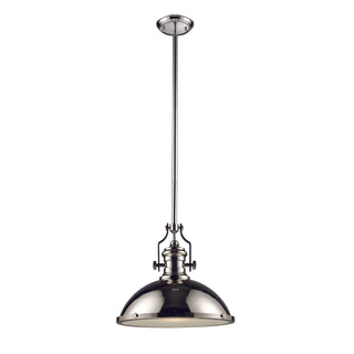 Chadwick 17'' Wide 1-Light Pendant - Polished Nickel