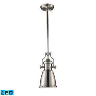 Chadwick 7.5'' Wide 1-Light Mini Pendant - Satin Nickel (LED)