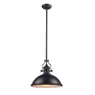 Chadwick 17'' Wide 1-Light Pendant - Oiled Bronze