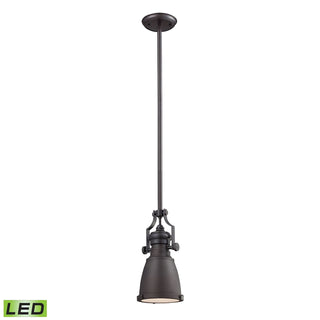 Chadwick 8'' Wide 1-Light Mini Pendant - Oiled Bronze (LED)