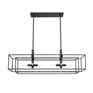 Kinsley 38'' Wide 8-Light Linear Chandeliers - Oil Rubbed Bronze