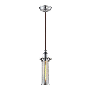 Fulton 4'' Wide 1-Light Mini Pendant - Polished Chrome