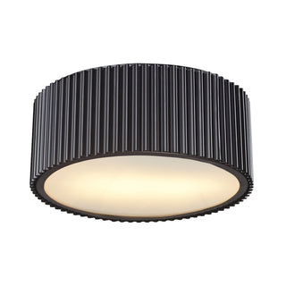 Brendon 13'' Wide 2-Light Flush Mount - Oil Rubbed Bronze