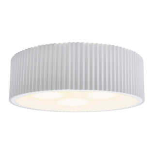 Brendon 17'' Wide 3-Light Flush Mount - Matte White