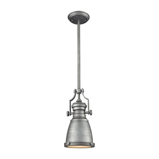 Chadwick 8'' Wide 1-Light Mini Pendant - Weathered Zinc