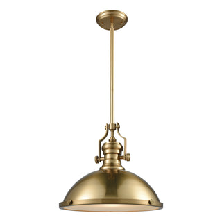 Chadwick 17'' Wide 1-Light Pendant - Satin Brass