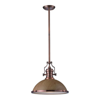 Chadwick 1-Light Pendant in Antique Copper