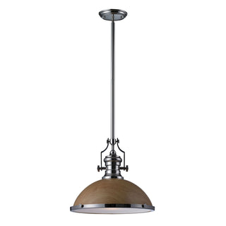 Chadwick 1-Light Pendant in Polished Nickel