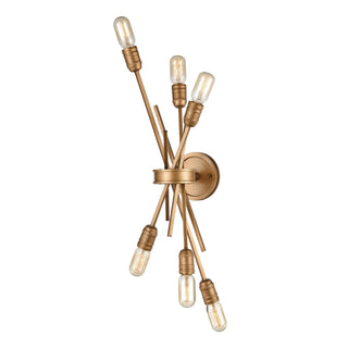 Xenia 28'' High 6-Light Sconce - Matte Gold