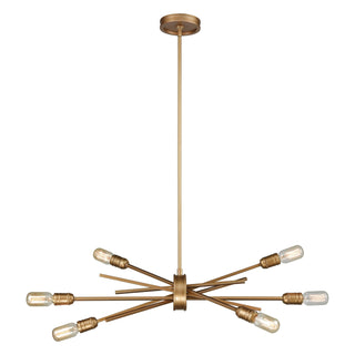 Xenia 31'' Wide 6-Light Chandeliers - Matte Gold