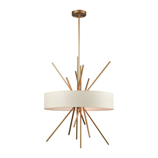 Xenia 25'' Wide 5-Light Chandeliers - Matte Gold