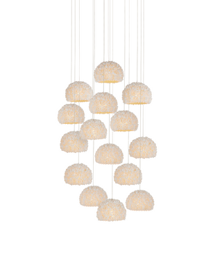 Virtu 15-Light Round Multi-Drop Pendant